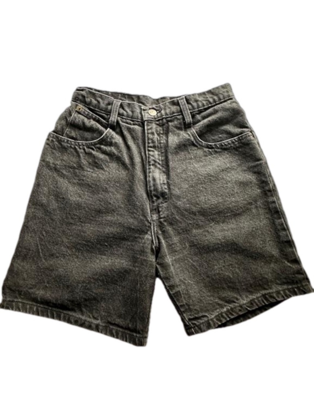 Vintage Zena black denim shorts 100% cotton Women’s size 9 | ff1